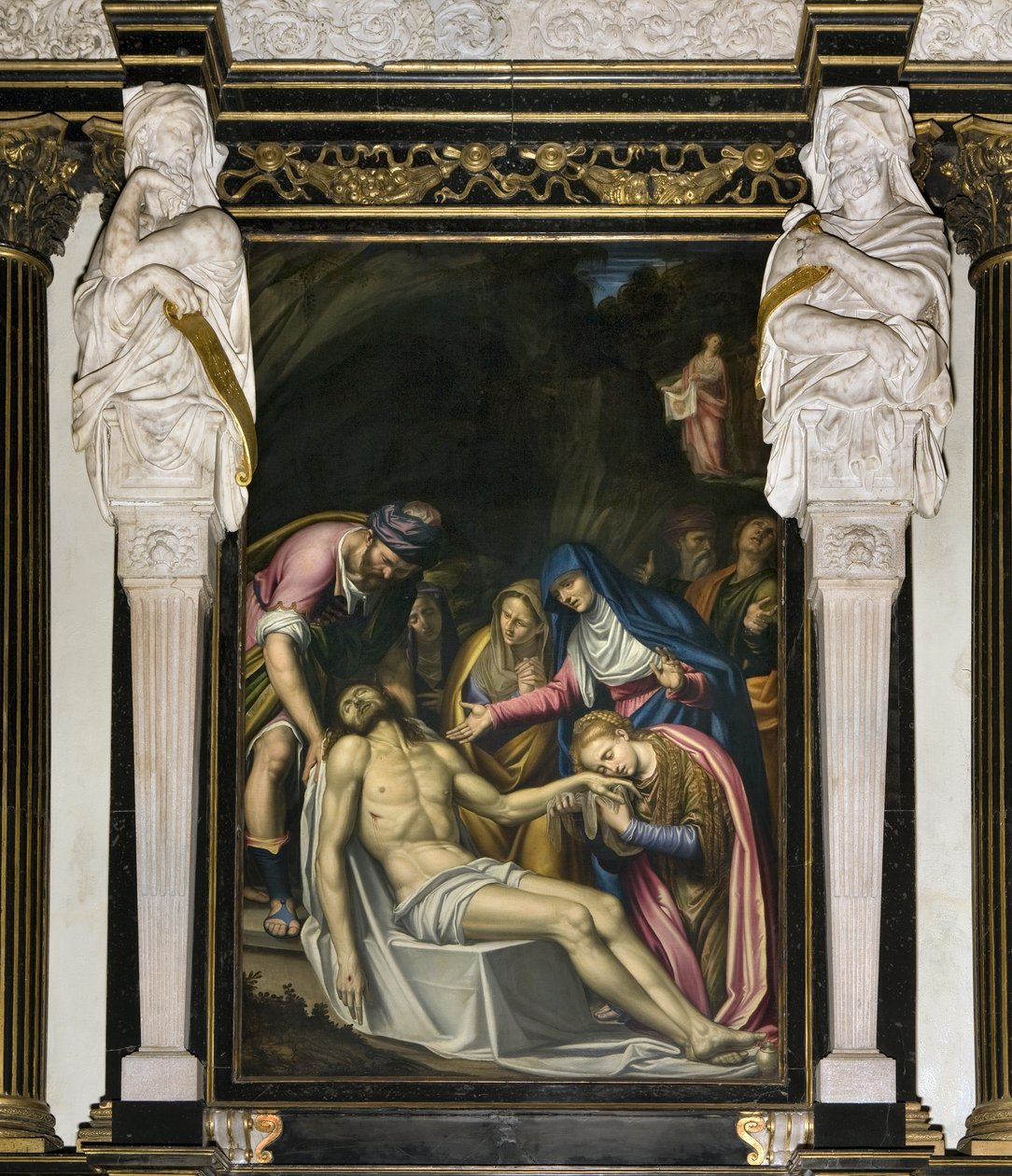 The Deposition, 1591 by Simone Veneziano Peterzano
