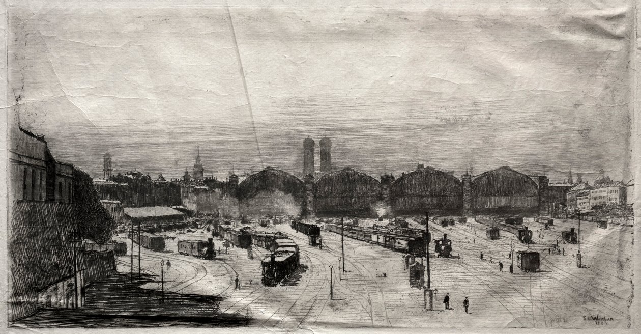 Railroad Station by Sion Longley Wenban