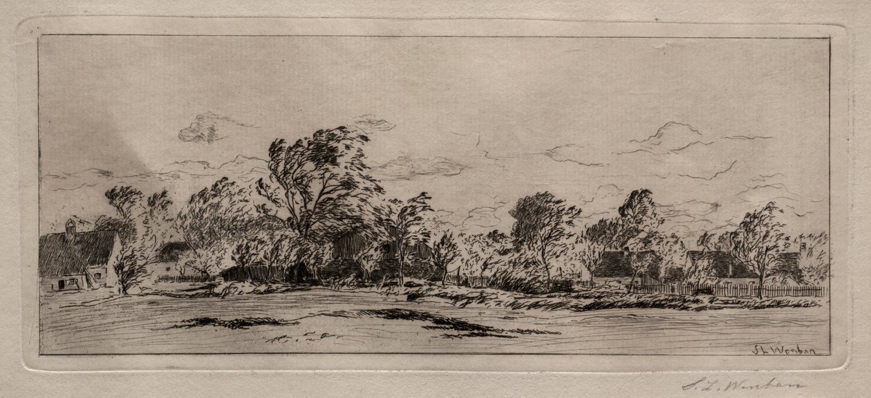 Windy Morning - Schleissheim by Sion Longley Wenban