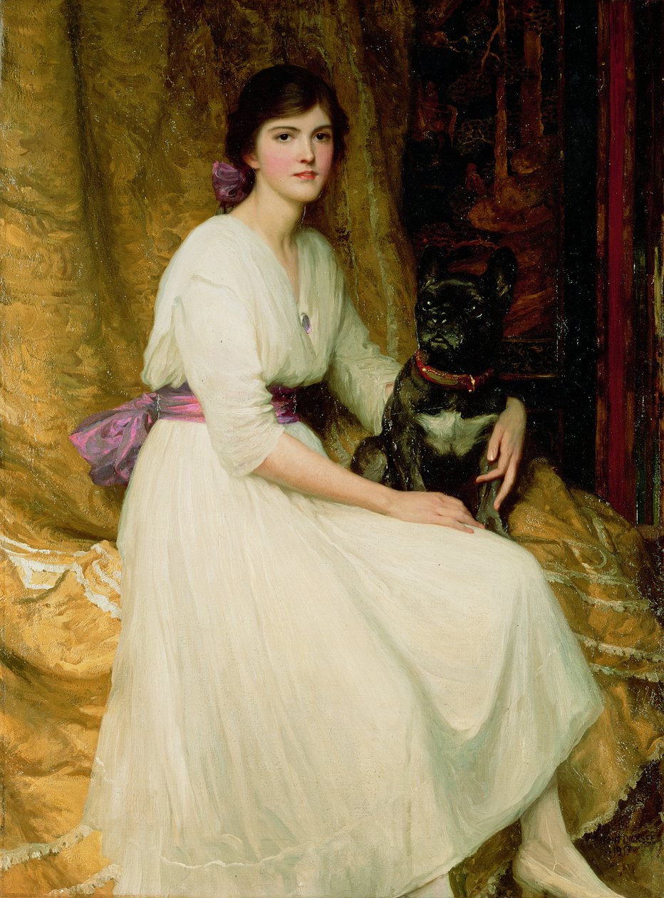 Portrait of Miss Dorothy Dicksee by Frank Dicksee