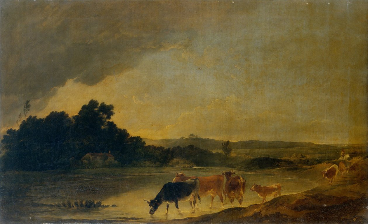 Landscape with Cattle by Sir Peter Francis Bourgeois
