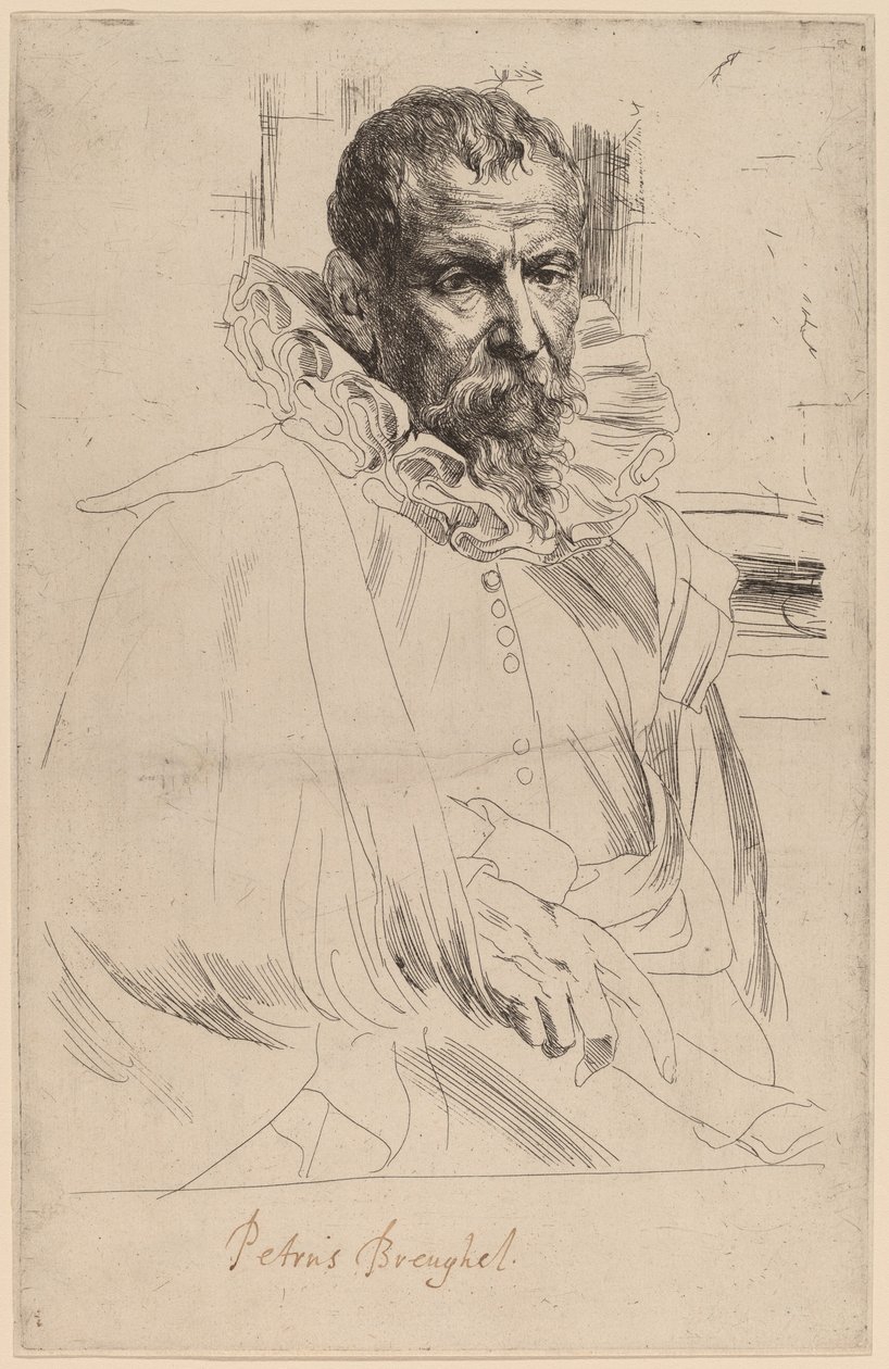 Pieter Bruegel the Younger by Sir Anthony van Dyck