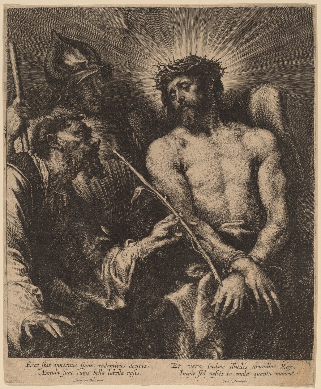 Christ Crowned with Thorns by Sir Anthony van Dyck and Lucas Emil Vorsterman