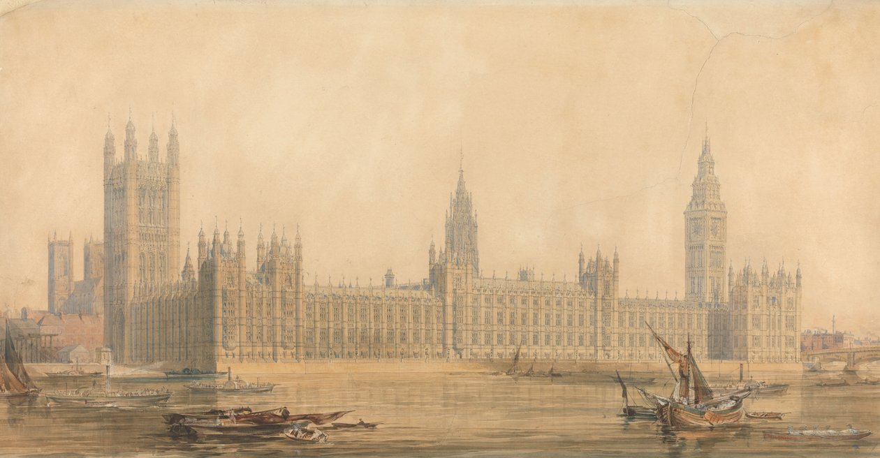 Perspective View: the New Houses of Parliament by Sir Charles Barry