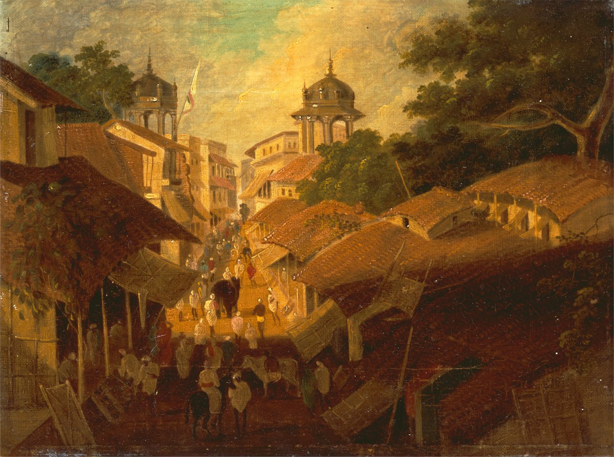 Street in Patna by Sir Charles DOyly