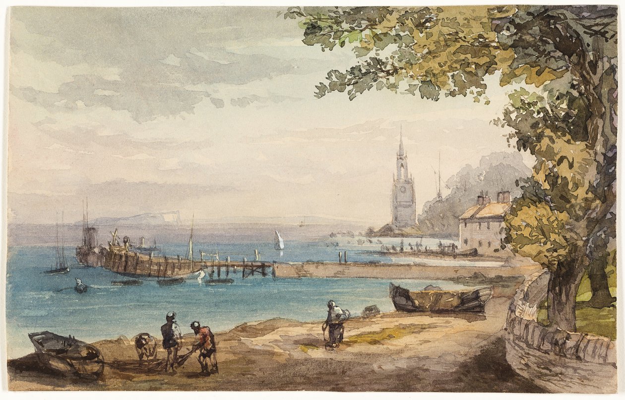 View from the Hotel Swanaze, India by Sir Charles D