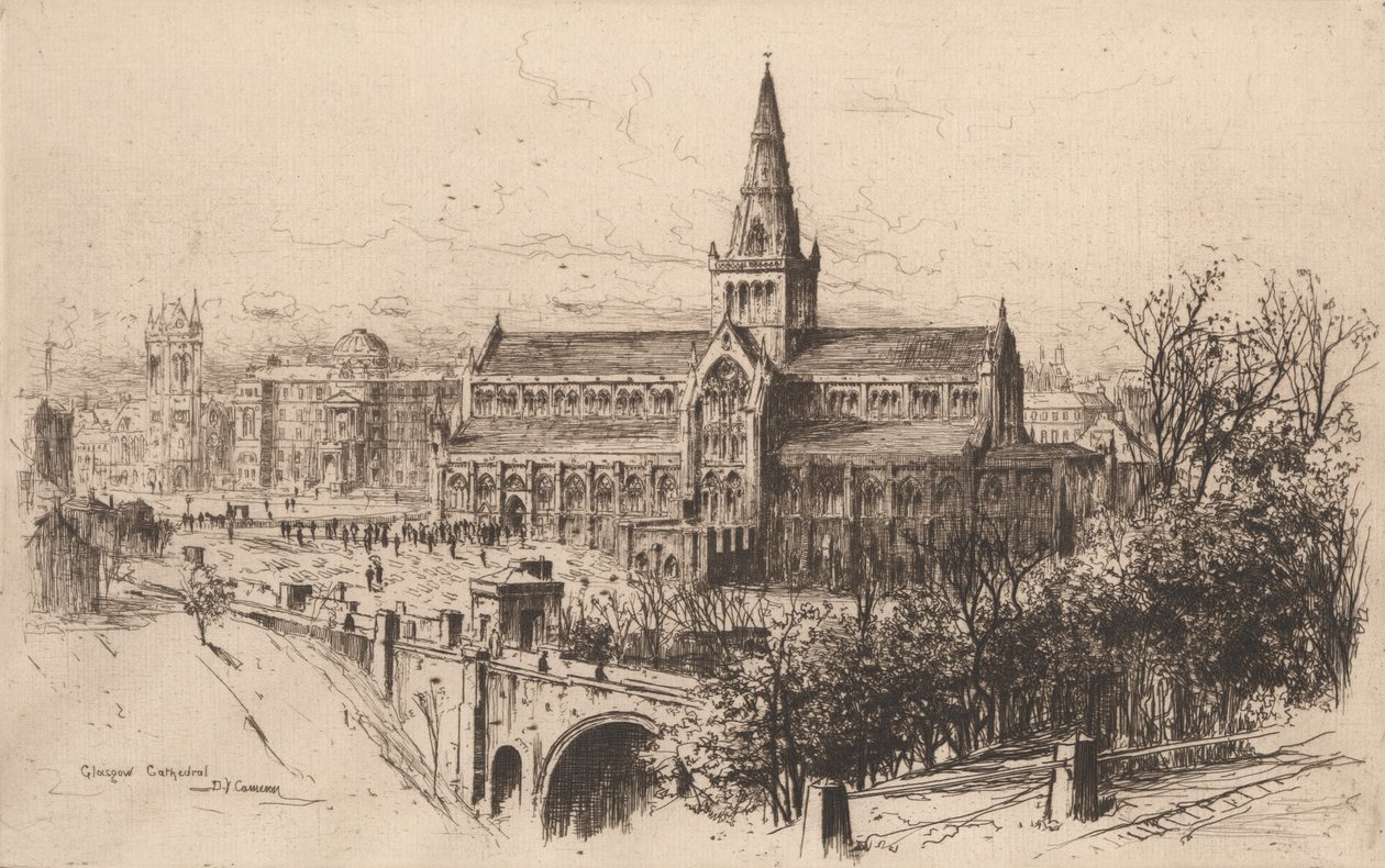 Glasgow Cathedral by Sir David Young Cameron