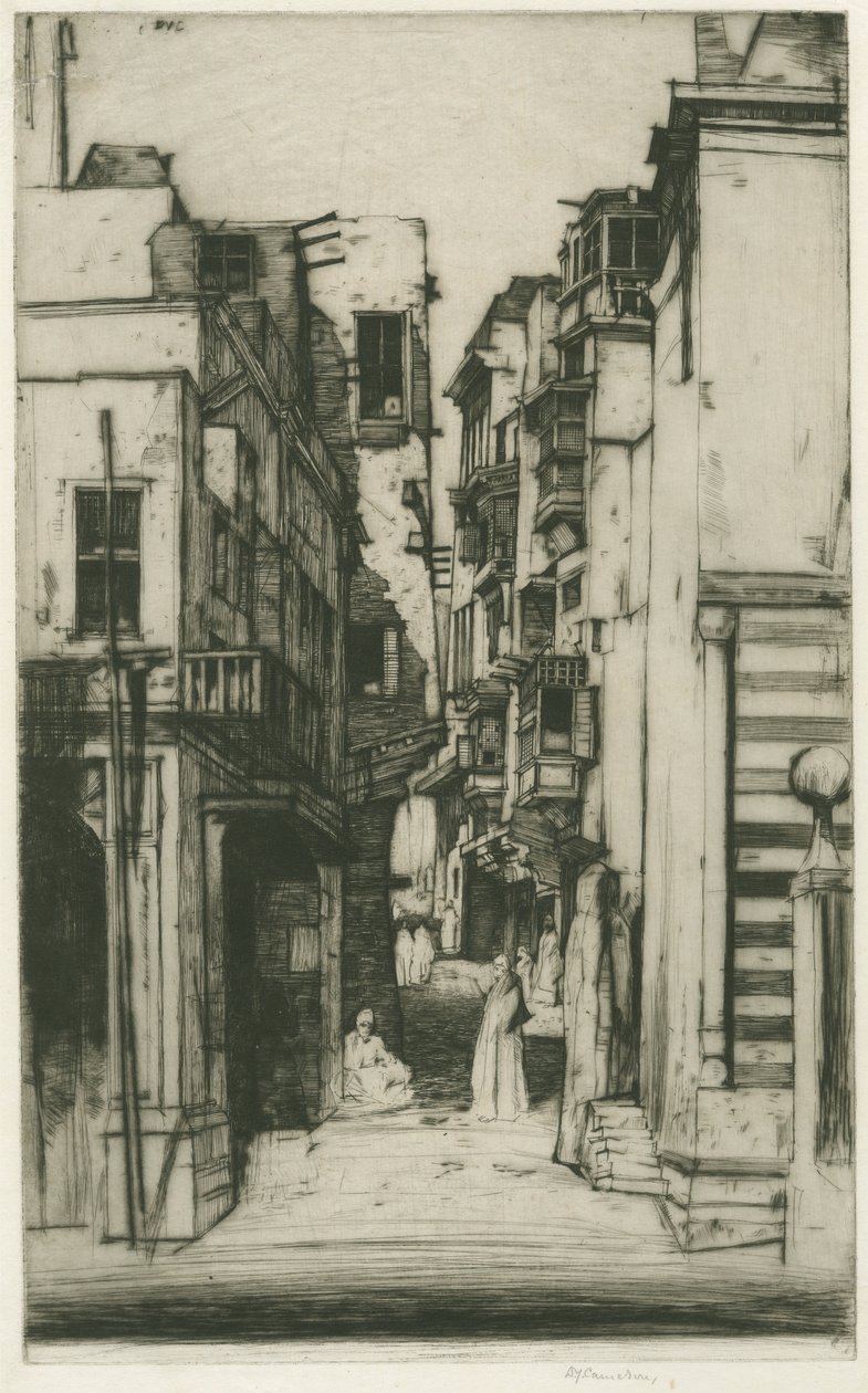 Street in Cairo by Sir David Young Cameron