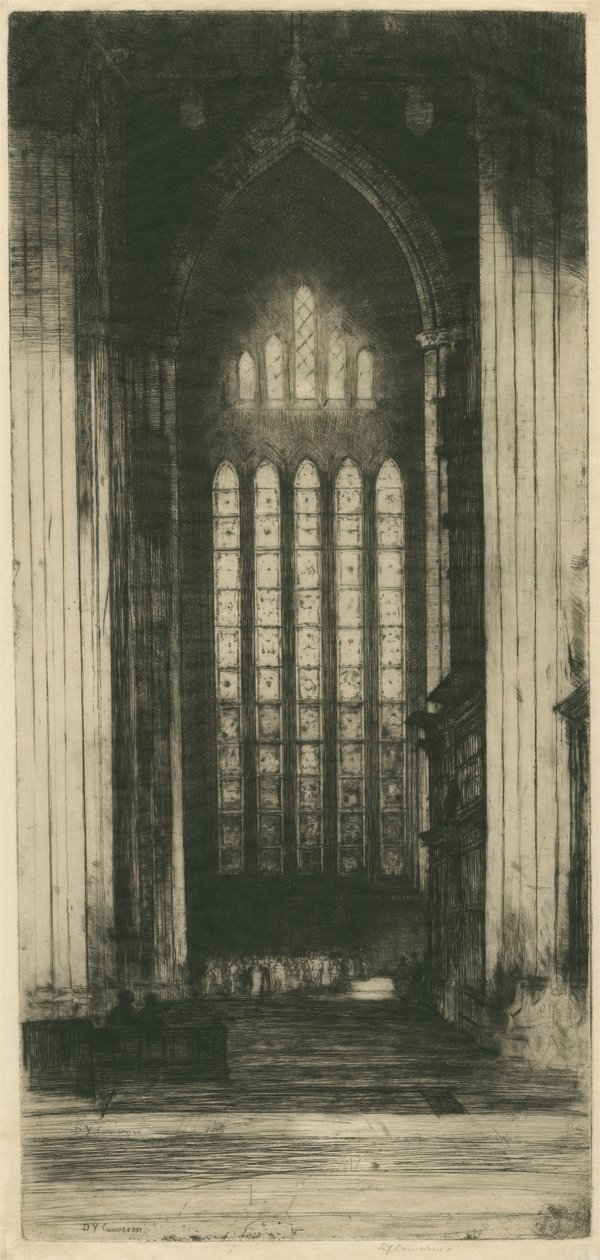 The Five Sisters, York Minster by Sir David Young Cameron