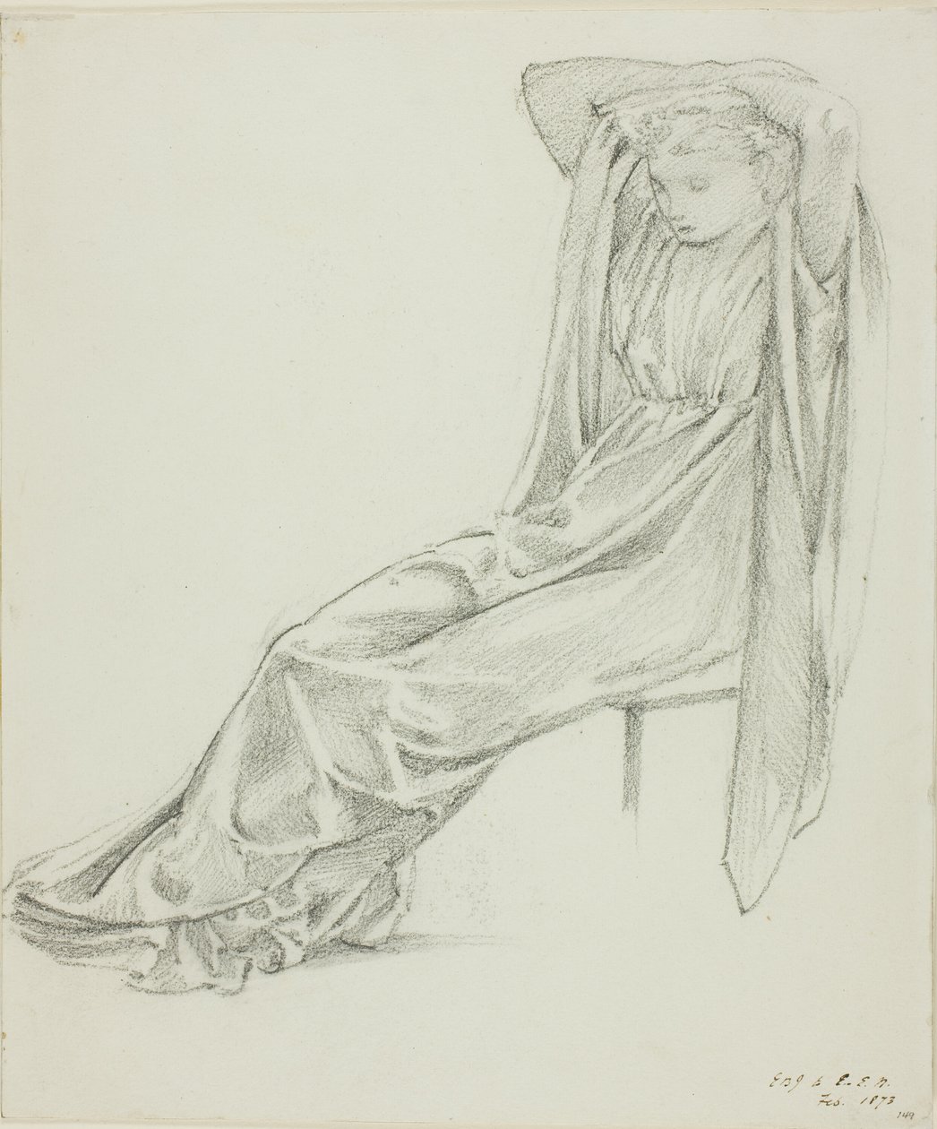 Seated Female Figure by Sir Edward Burne Jones