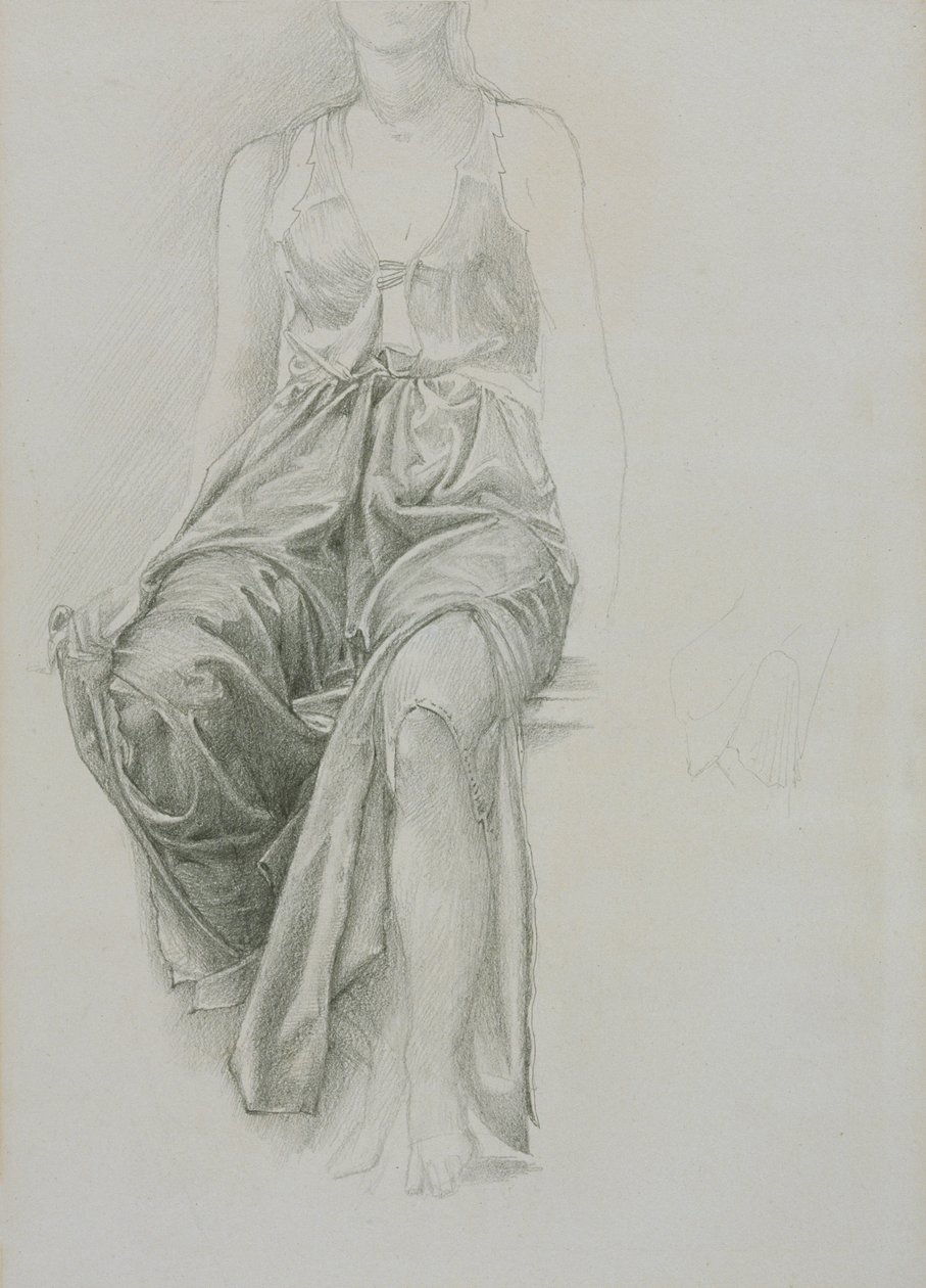 Drapery study for 