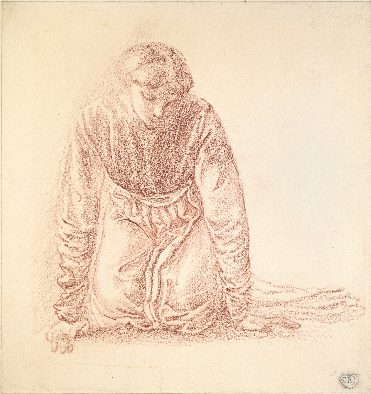 Kneeling Figure of a Woman by Sir Edward Coley Burne Jones