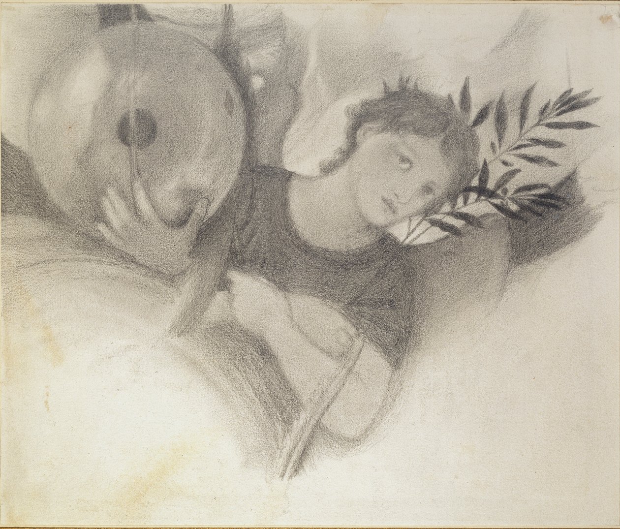 Study for a Head in The Days of Creation, c1871-1875 by Sir Edward Coley Burne Jones
