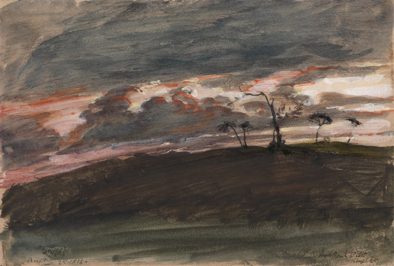 Stormy Sunset, Legh Park, Wiltshire by Sir George Hayter