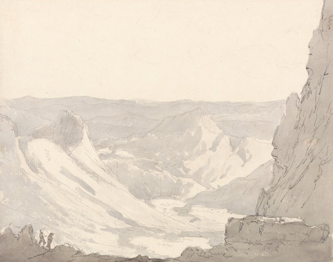 Ben Glog (North Wales) by Sir George Howland Beaumont seventh Baronet