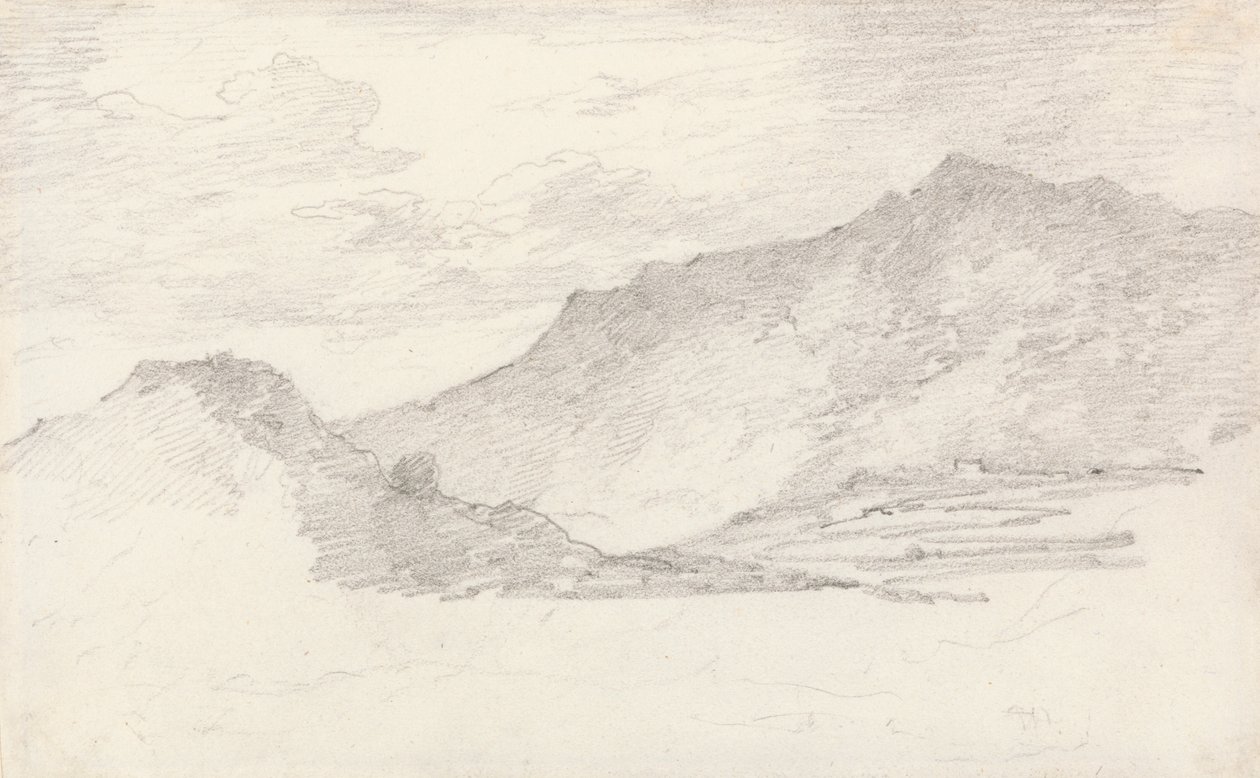 Hill Sketch by Sir George Howland Beaumont seventh Baronet