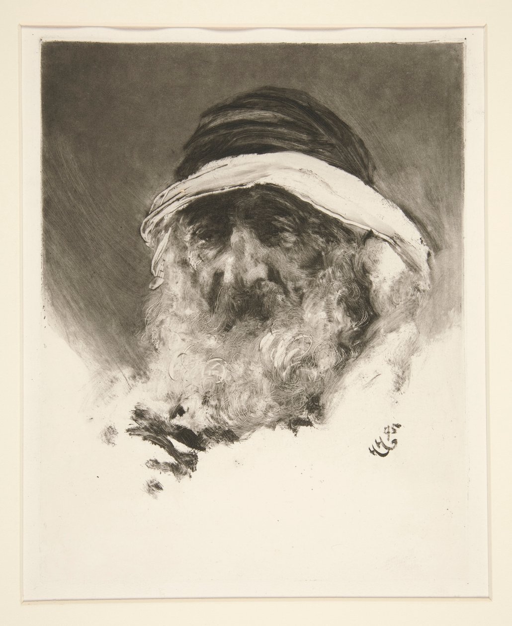 An Arab by Sir Hubert von Herkomer