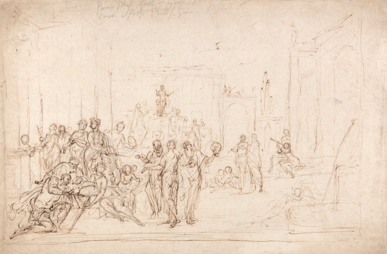 Apollo and the Muses by Sir James Thornhill