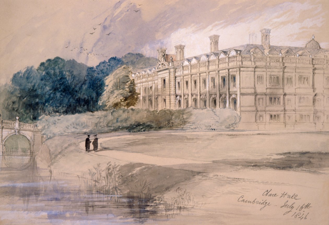 Clare Hall, Cambridge by Sir John Gilbert