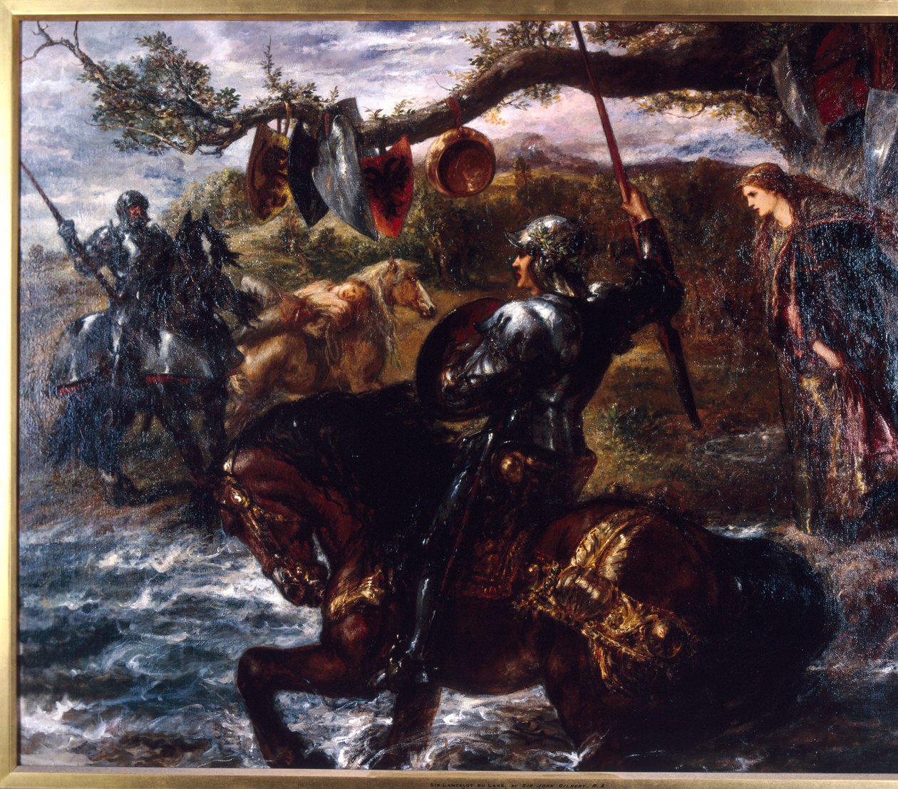 Lancelot du Lac, 1886 by Sir John Gilbert