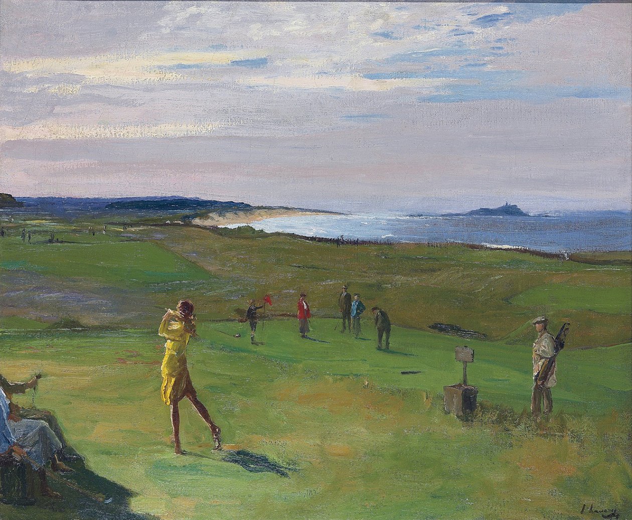The Golf Course, North Berwick by Sir John Lavery