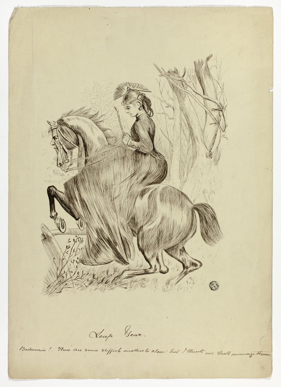 Leap Year, Britannia! by Sir John Tenniel
