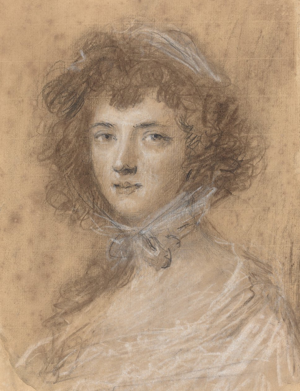 Head and Bust of a Woman by Sir Joshua Reynolds