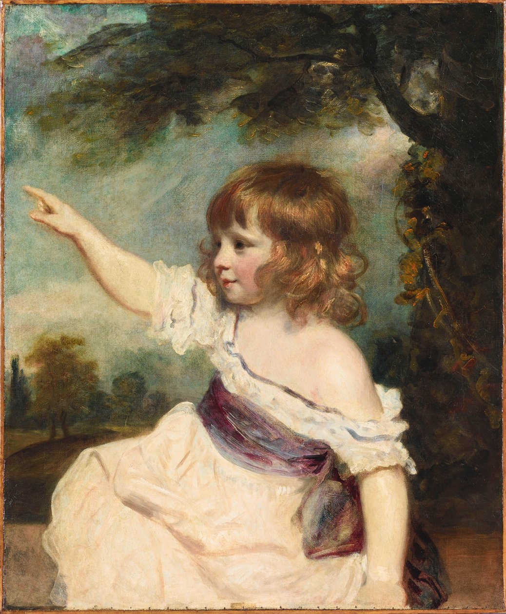 Portrait of Francis George Hare known as Master Hare, 1788-1789 by Sir Joshua Reynolds