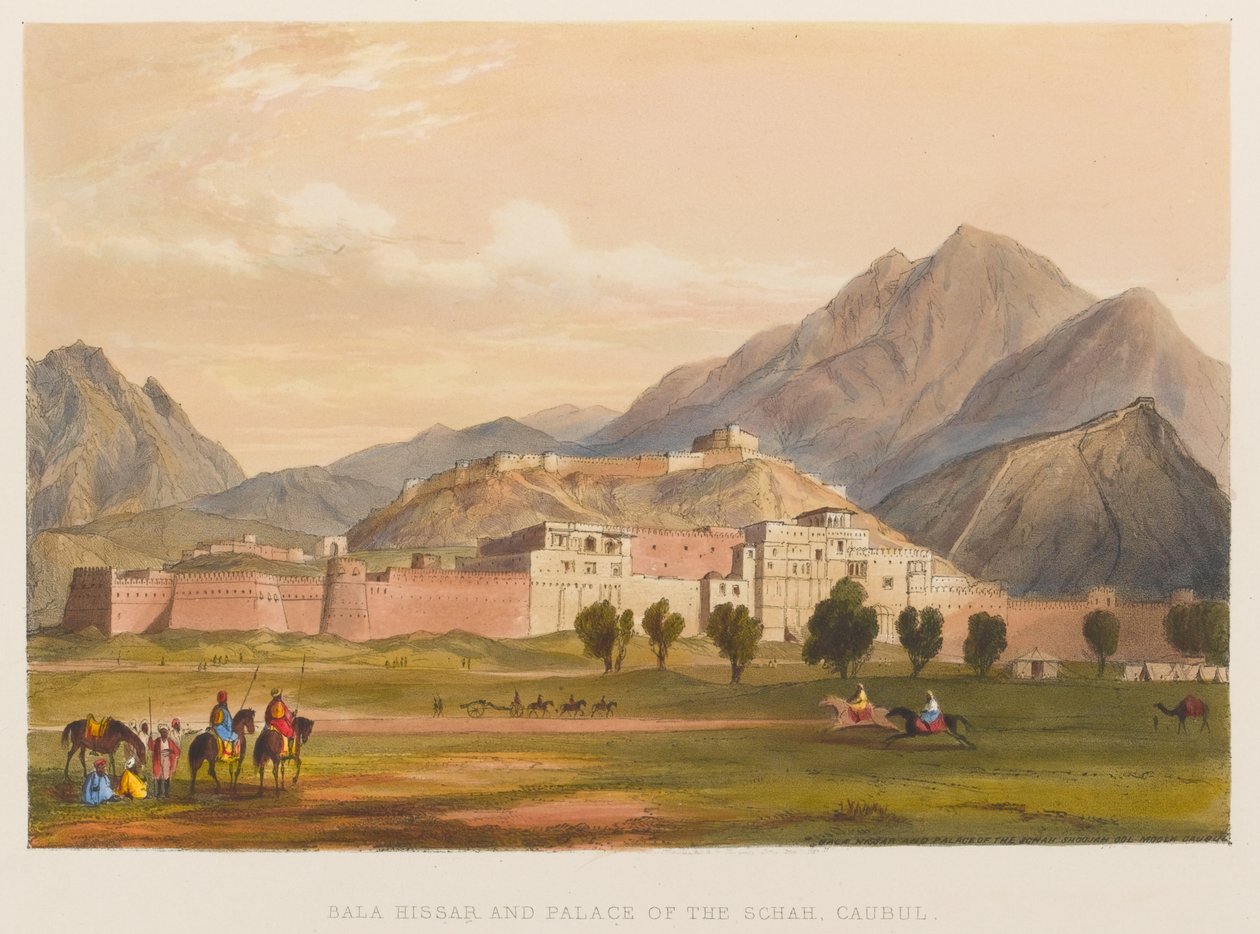 Bala Hissar and Palace of the Shah, Kabul by Sir Keith A. Jackson