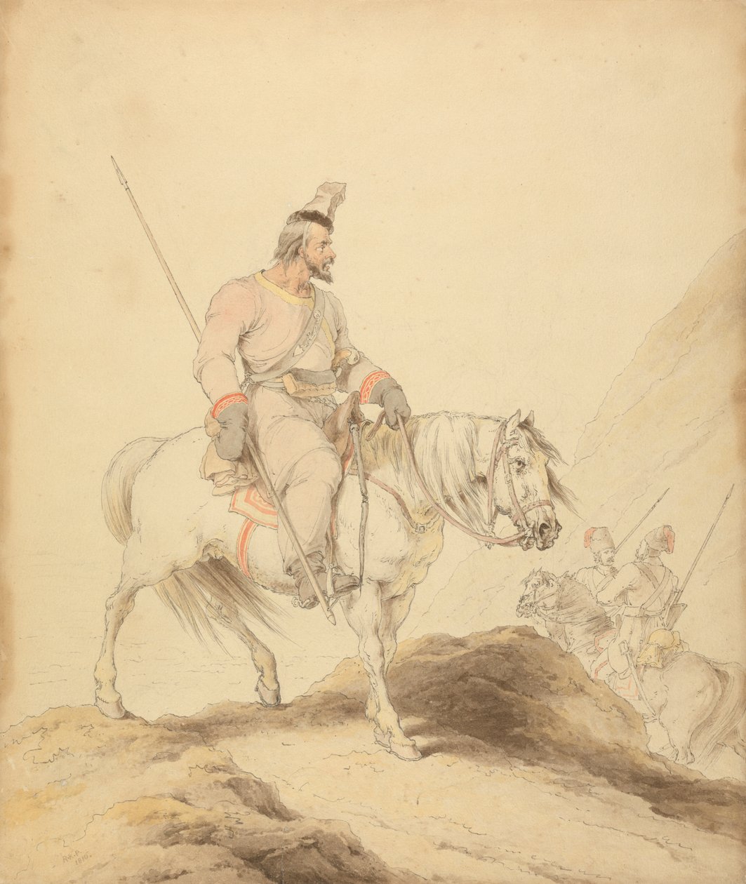 An Uralsky Cossack by Sir Robert Kerr Porter