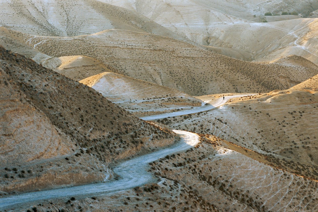 Israel, Judea: Scene of Judean Hills east of Jerusalem by Sisse Brimberg