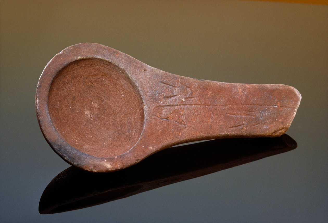 The Lascaux Lamp, Polished Sandstone Found at Lascaux Cave by Sisse Brimberg