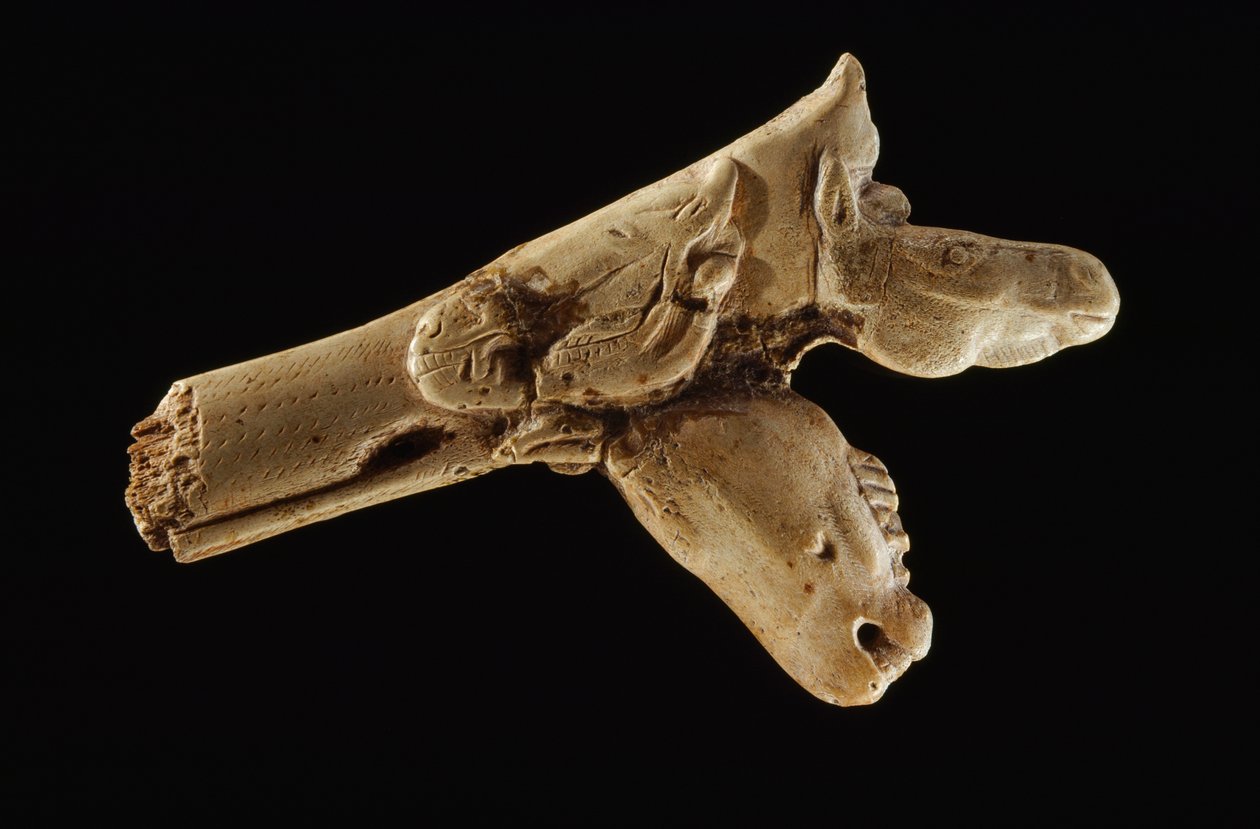 Three-Headed Spear-Thrower, a Prehistoric Horn Staff by Sisse Brimberg