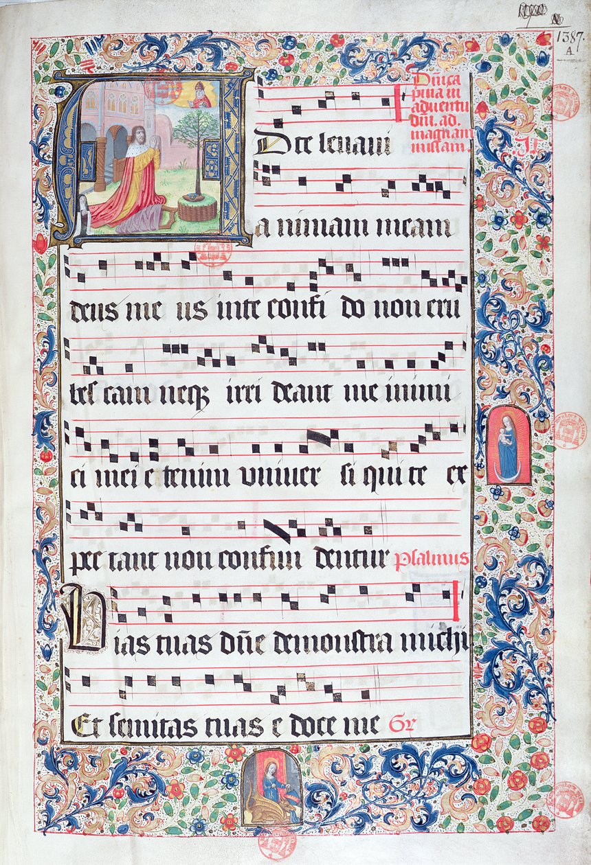 Ms 432 Temporal Used by the Sisters of the Congregation of the Carmelites of Bruges, Written by Sister Margarita Bruynewe, 1505 by Sister Cornelia Wulfekkercke