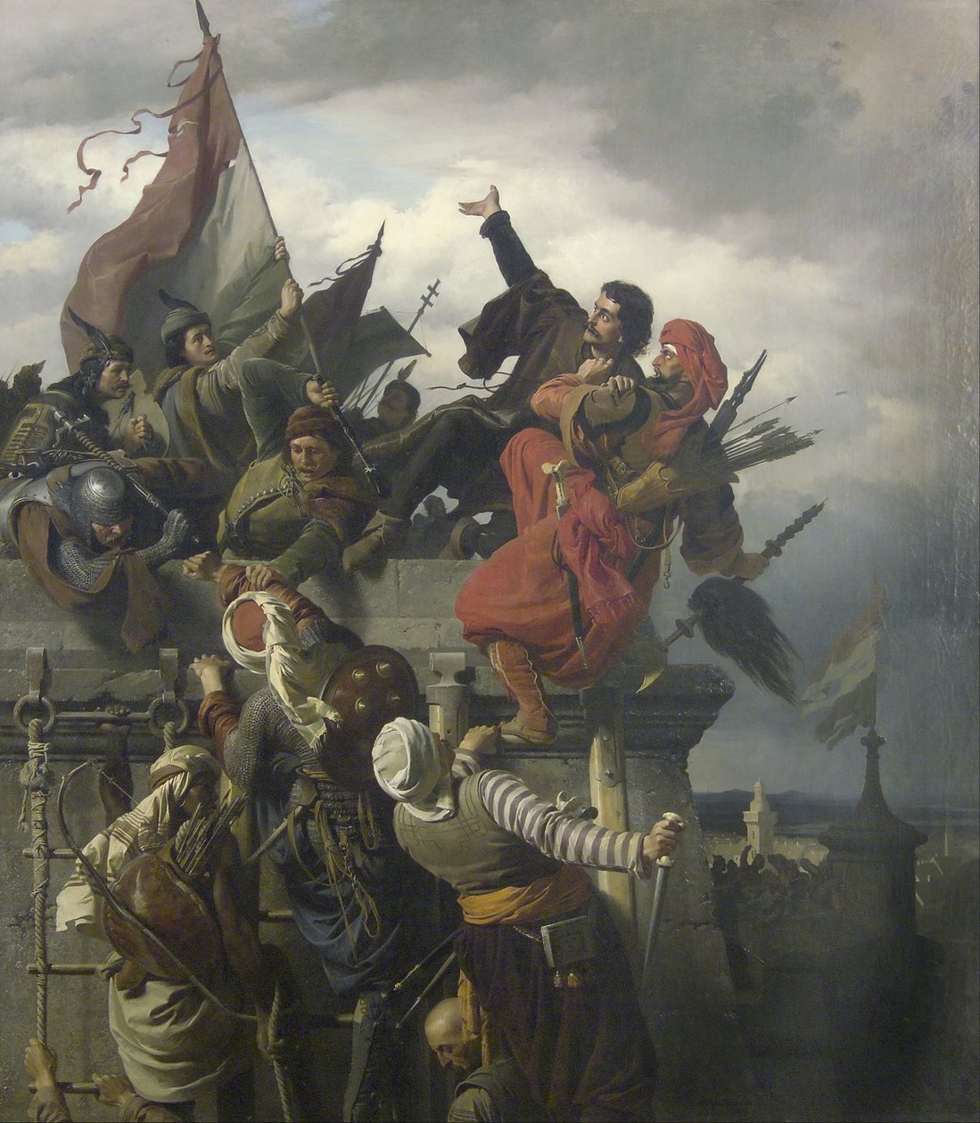 The Self-Sacrifice of Titusz Dugovics by Alexander von Wagner