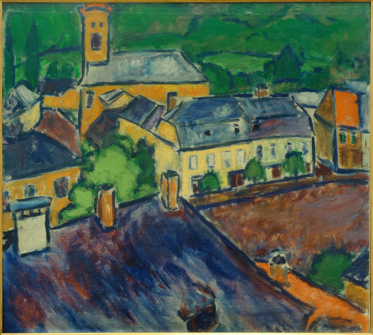 City View (Nagybánya) by Sándor Galimberti