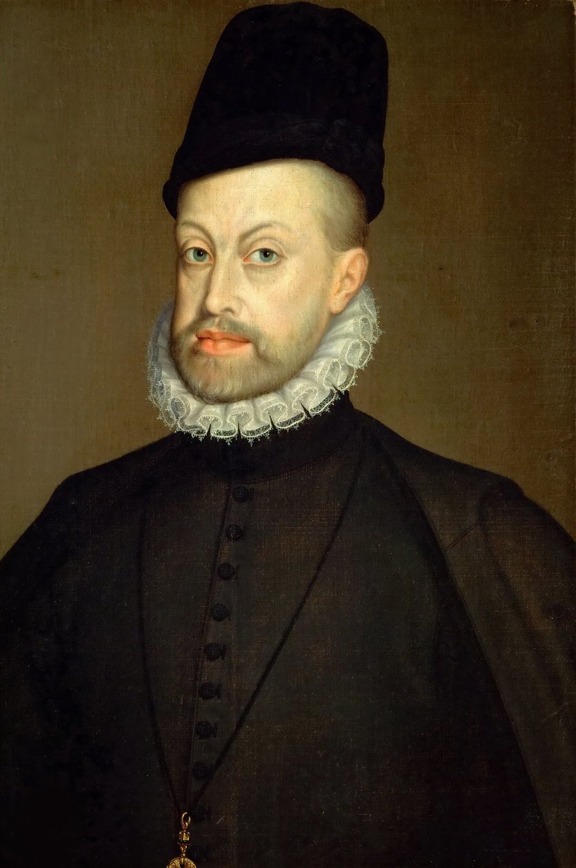 Portrait of Philip II, King of Spain and Portugal by Sofonisba Anguissola