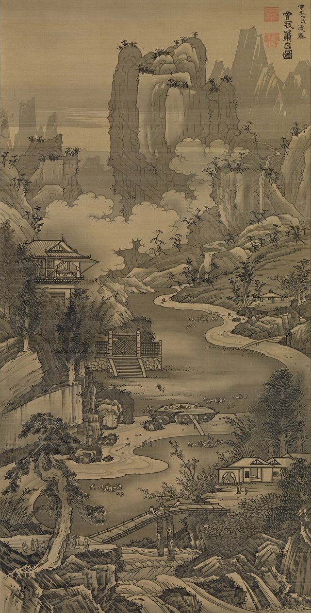 Orchid Pavilion Gathering by Soga Shohaku