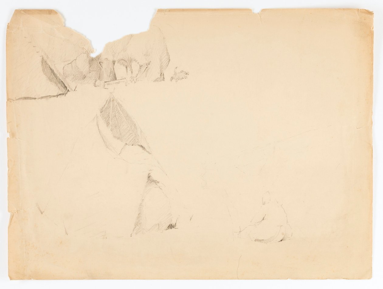 Teepees by Solon H. Borglum