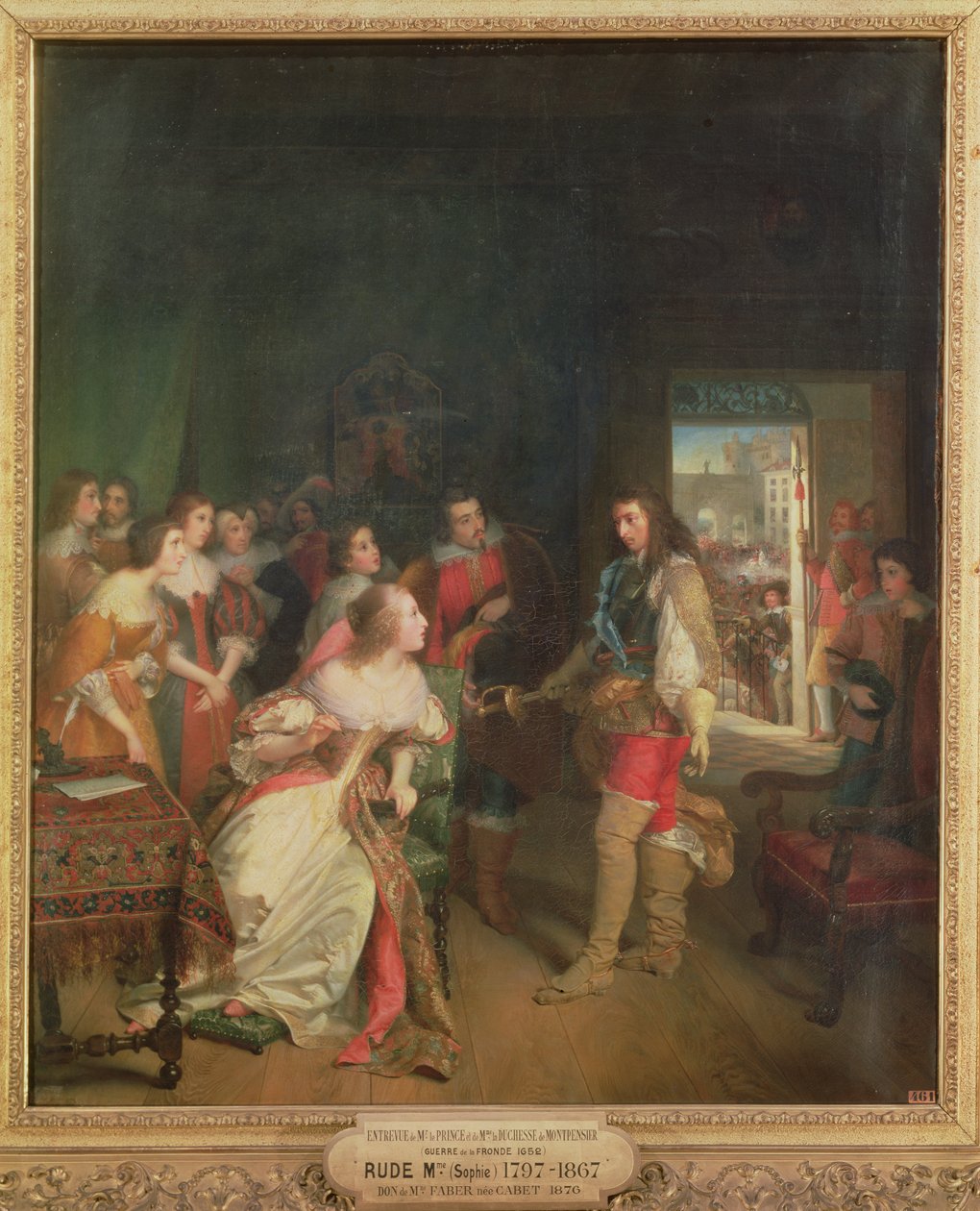 Meeting Between Louis II de Bourbon and Anne-Marie-Louise d
