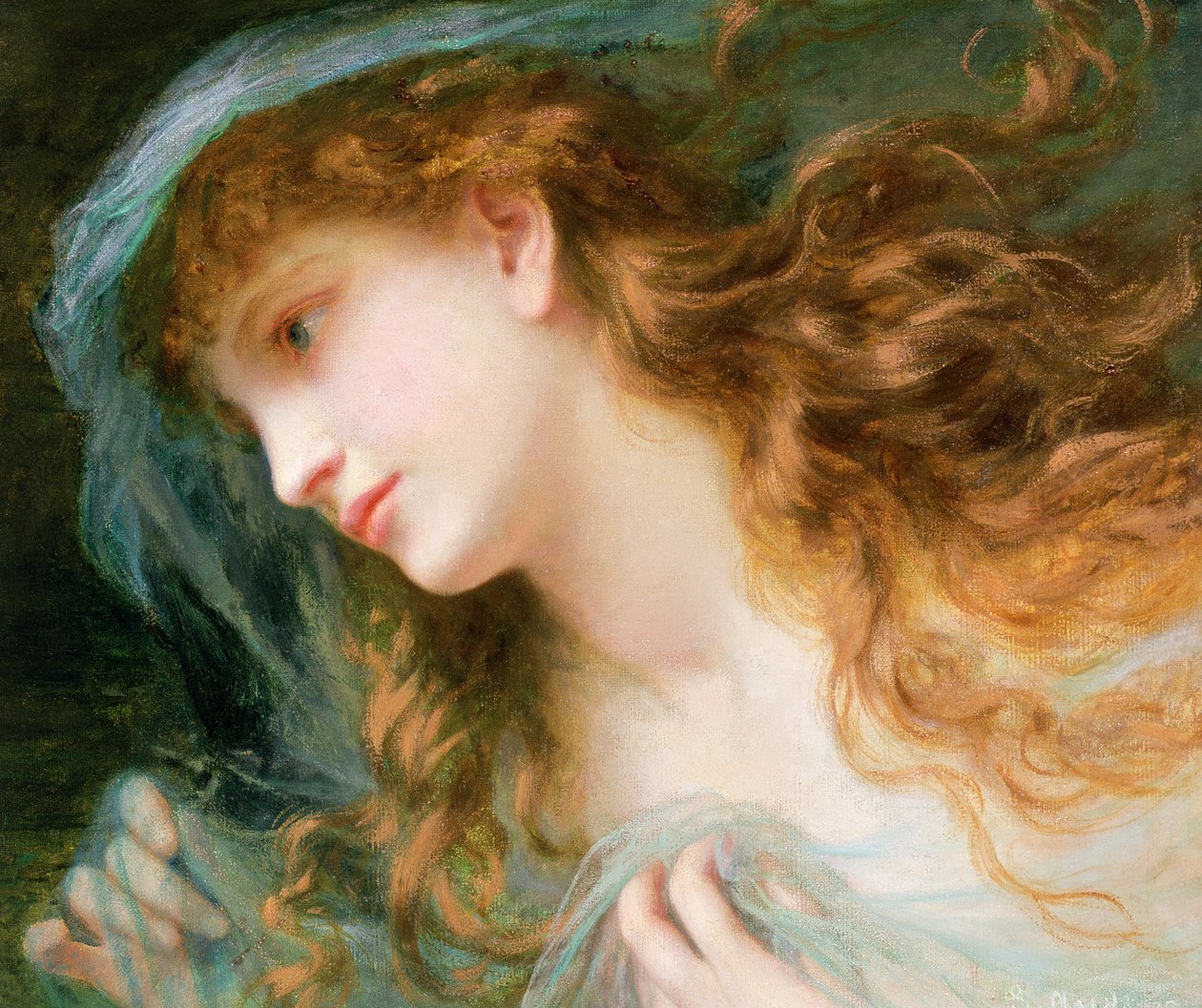 Head of a Nymph by Sophie Gengembre Anderson