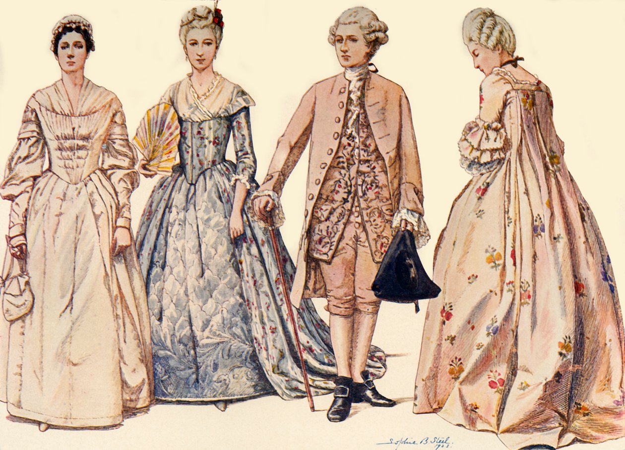 Clothing during the Reign of George II 1750-1760 by Sophie B. Steel