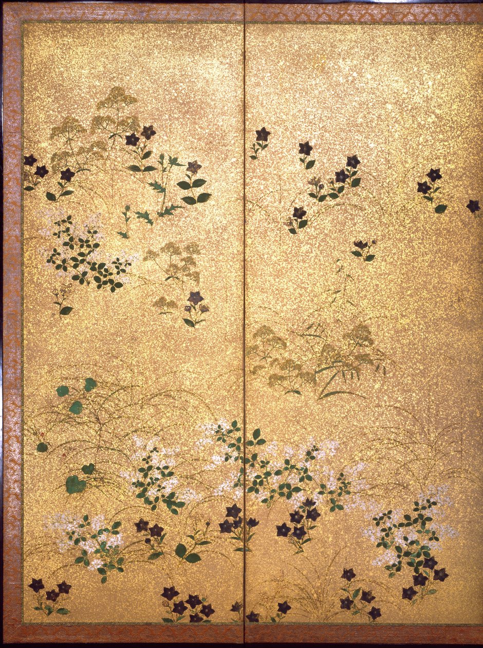 Autumn grasses (detail) by Sotatsu Hokkoyo Sotatsu Hokkoyo
