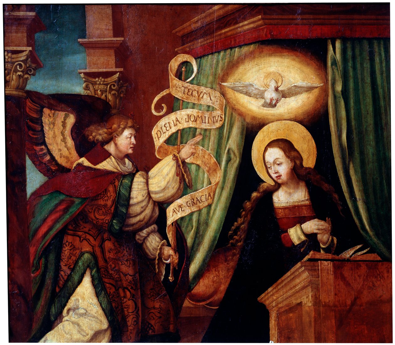 The Annunciation by South German master