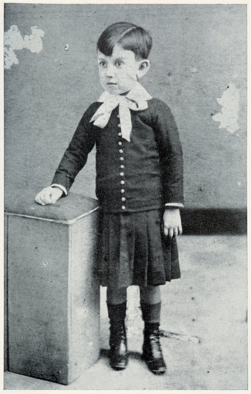Pablo Picasso, at Four Years of Age by Spanish Photographer