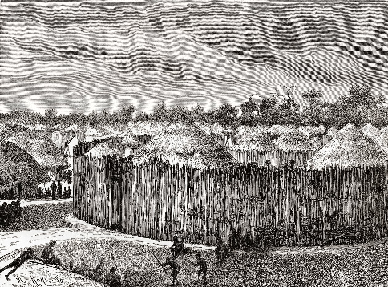 A Village in Central Africa During the 19th Century, from 