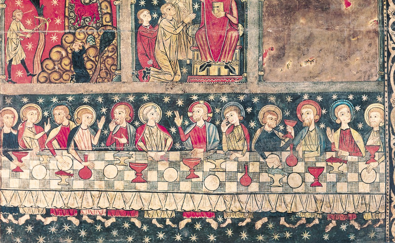 Altar frontal of St. Michael, from the Church of Sant Miquel, Siguerola (detail) by Spanish School