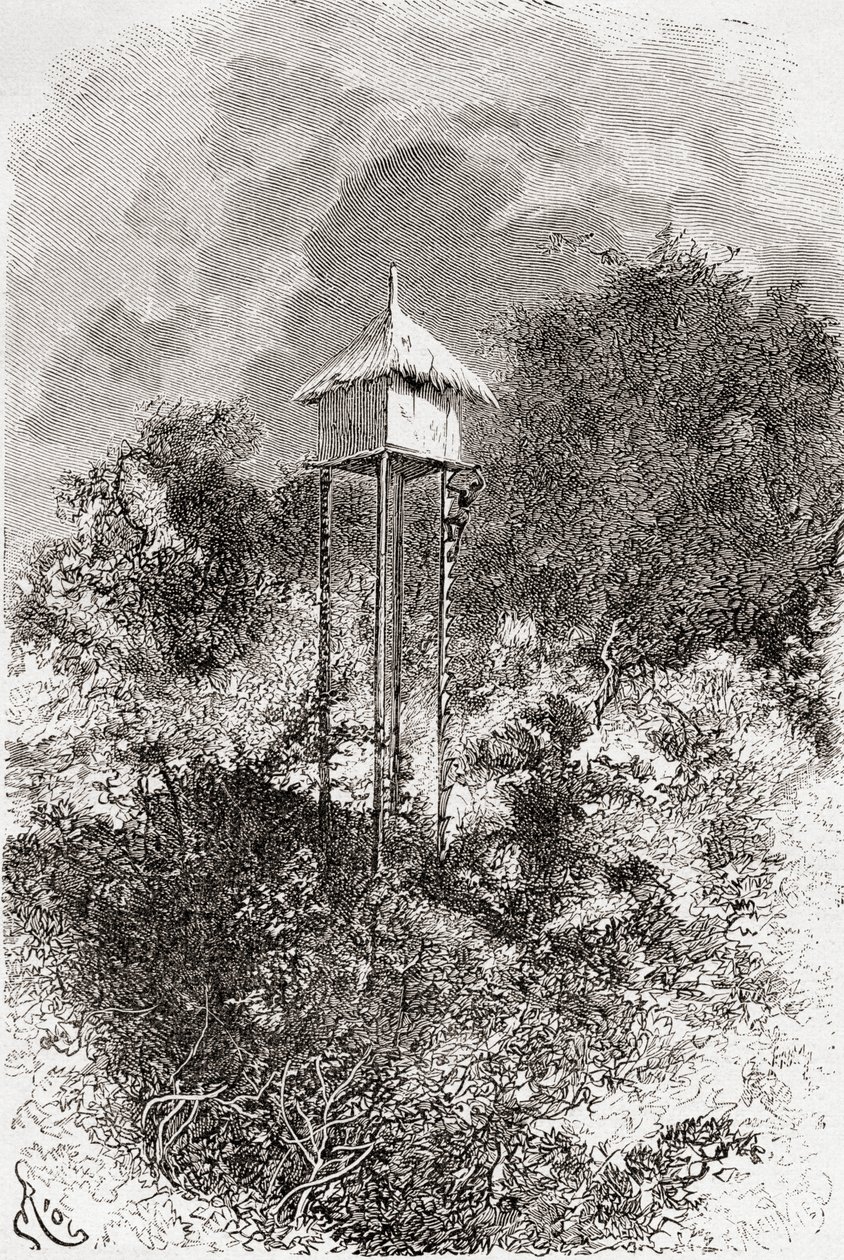 An Usagaran granary barn, Usagara, Tanzania, from 