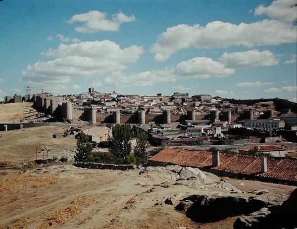 Panoramic View of the Ancient City Walls, 11th-12th Century by Spanish School