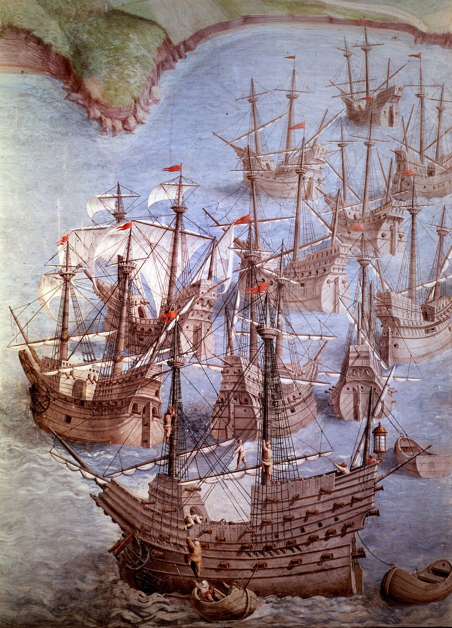 The Expedition to the Isle of Terceira, 1582 by Spanish School
